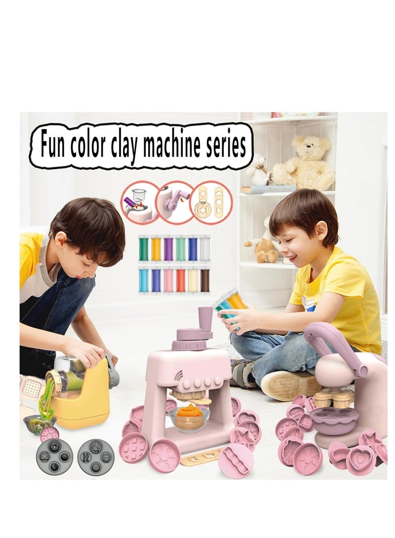 أرابايت آلة صنع الآيس كريم بنفسك مع مجموعة الوحل للأطفال، طين ملون غير سام وغير لاصق، طين بلاستيسين، هدايا حفلات لتخفيف التوتر وفكرة هدية رائعة. - Image 5